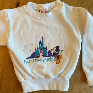 Vintage Kids Disney Sweatshirt - Walt Disney World